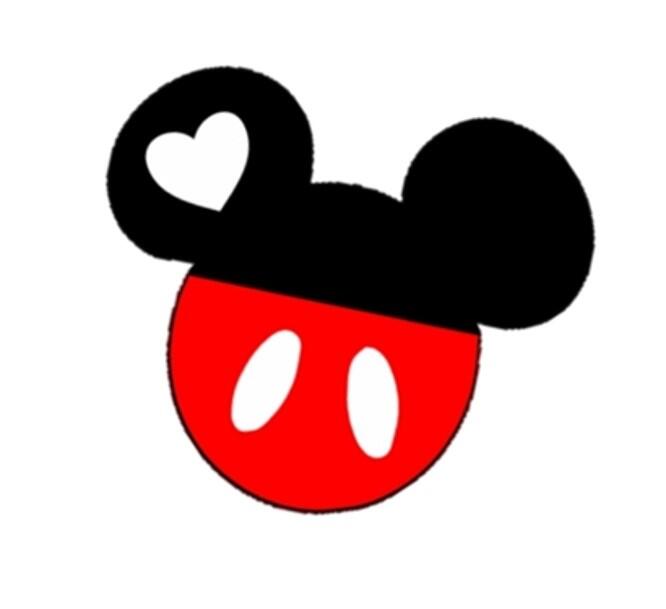 SES Mickey w/heart-Left