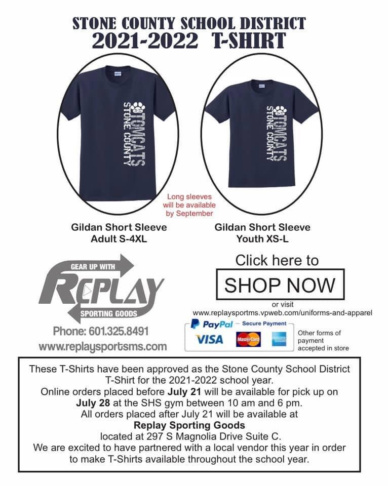Order your clothing for the 2021-22 School Year